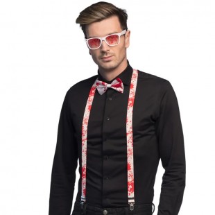  Accessory Set Bloody (glasses,bow,suspenders) in Hawally