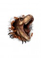 ADEHESIVE WALL DINOSAUR DECORATION 70X80 CM