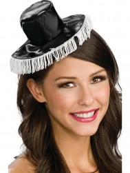 Buy Black And White Mini Spanish Hat in Kuwait