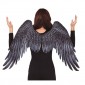 BLACK CLOTH ANGEL WINGS