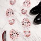 BLOOD FOOTSTEPS ADHESIVE BOOTS, 2 X 25X70 CMS.