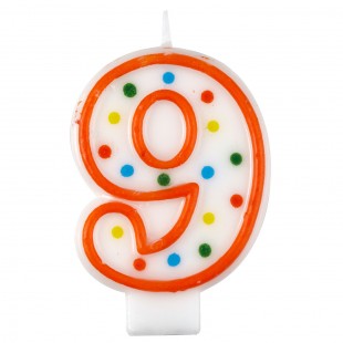  Candle Number 9 - Asst in Kuwait