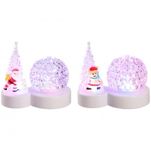  Christmas Ball Plug-in-18x11x16-led-white-multicolor in Salwa
