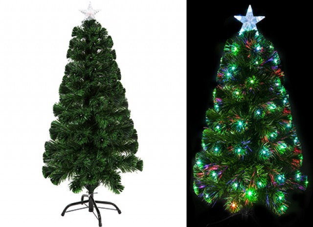 Buy CHRISTMAS TREE LED FIBRE OPTIC 150CM /5FT Online in Kuwait