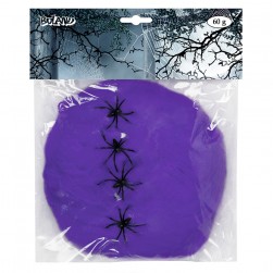 Buy Cobweb 60g Purple With 4 Spiders in Kuwait