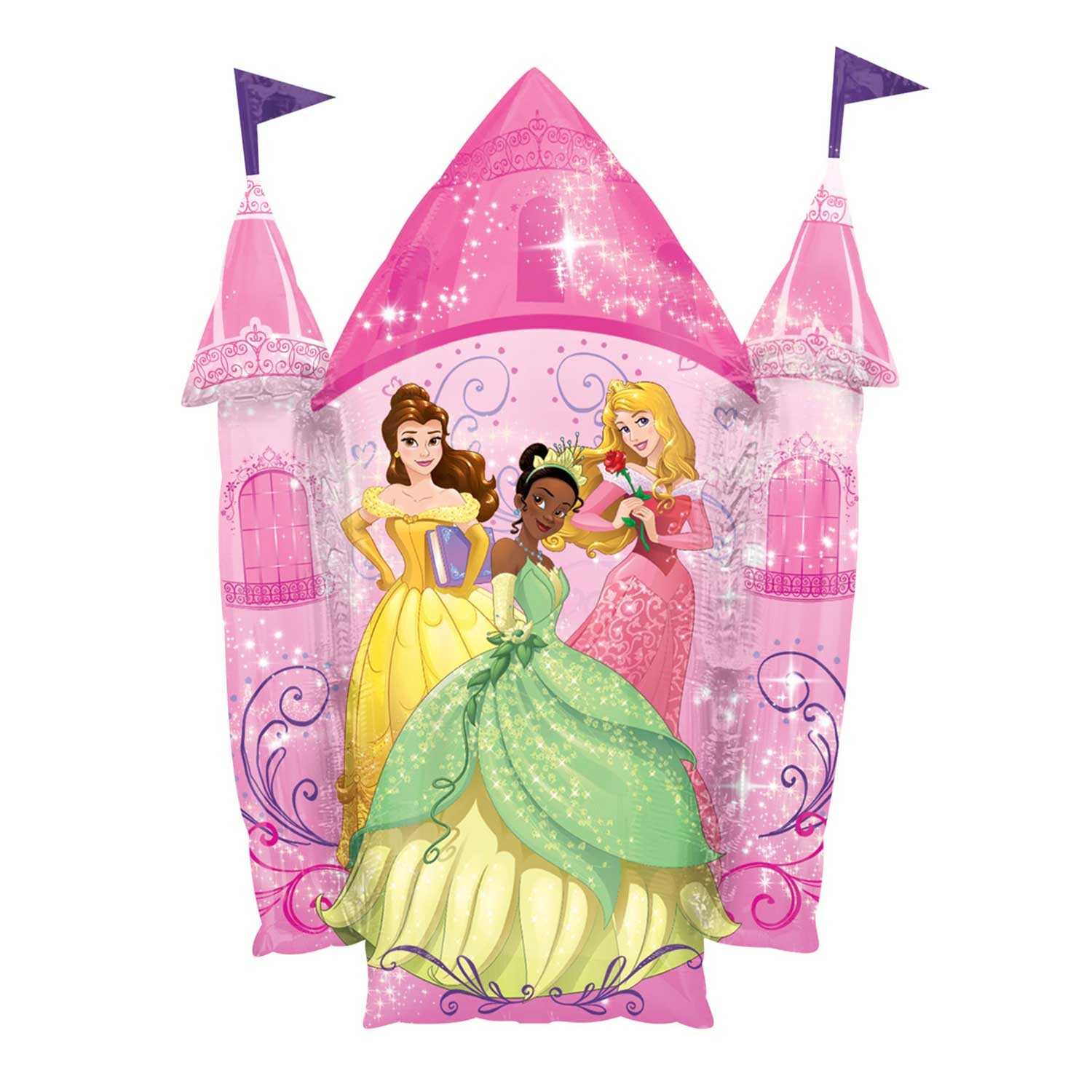 Buy Disney Princess Castle 2 Shape Foil Balloon Online in Kuwait