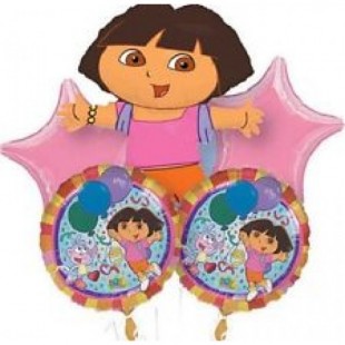  Dora The Explorer Balloon Bouquet Accessories in Salwa