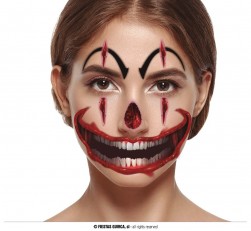 Buy Face Clown Tattoo 30x 14 Cm in Kuwait