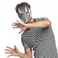 Face Mask Mime Silver