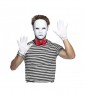 Face Mask Mime White