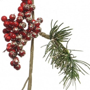  Garland Glitter Berries, Pe Pinegreen in Messila