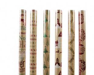  Giftwrapping Paper 6 Ass Fsc Mix 70% in Salwa