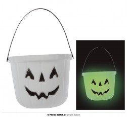 Buy Glows In The Dark Pumpkin Bucket in Kuwait