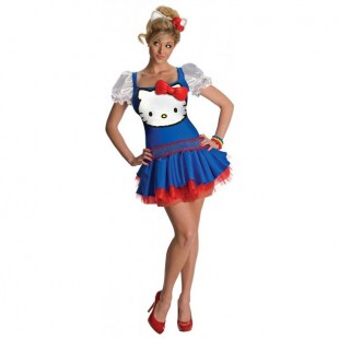 Hello Kitty Adult Costume M Accessories in Salwa