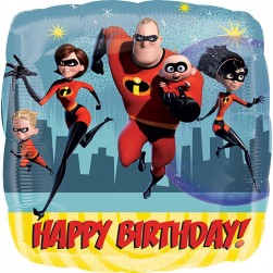 Buy Incredibles Happy Birthday Standard Foil Balloon in Kuwait