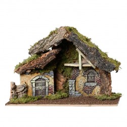 Buy Nativity House Natural Fsc Mix 70% L43-w19-h29cm in Kuwait