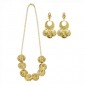 NECKLACE AND GIPSY EARRINGS 