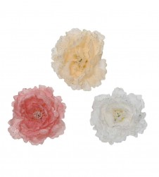 Buy Peony Peony On Clip Polyester Glitter 3col Ass in Kuwait