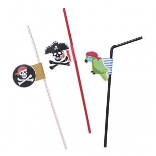  Pirate Party Drinking Straws Costumes in Shuwaikh