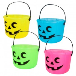 Buy Pumpkin Bucket Neon4 Col Ass.(14x18cm) in Kuwait