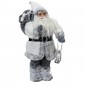 Santa Polyester Plastic Body with White Coat L23-W14-H45cm