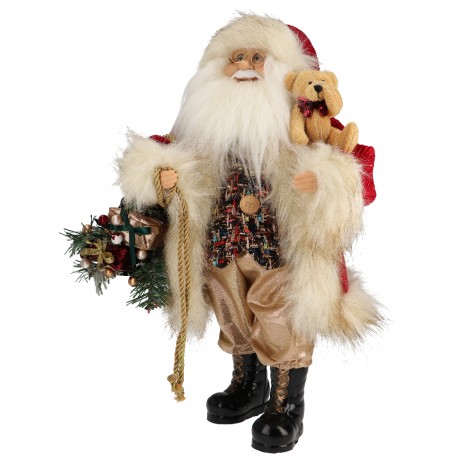 Buy Santa Standing 45cm- Dark Red Online in Kuwait