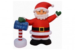 Buy Santa With North Pole Sign in Kuwait