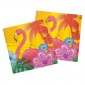 Set 12 napkins hibiscus