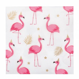  Set 20 Paper Napkins Flamingo (33x33 Cm) Costumes in Shuwaikh