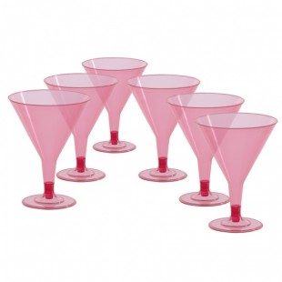  Set 6 Plastic Coctail Glasses Costumes in Shuwaikh