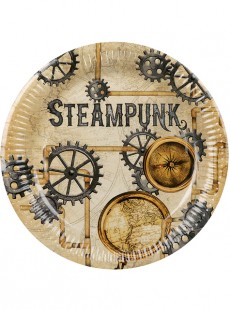  Set 6 Plates 'steampunk' (23cm) Costumes in Shuwaikh
