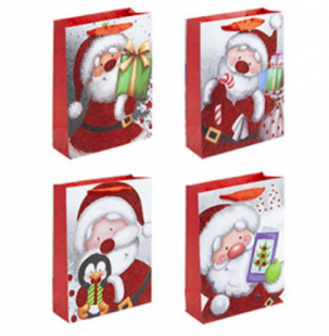  Small Christmas Character Gift Bag (4asstd.) in Kuwait