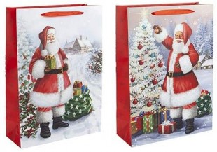  Small Classic Santa Gift Bag (4asstd.) in Kuwait